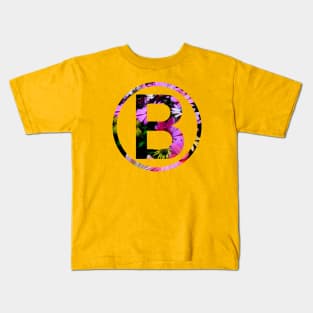 Letter B From Roses Kids T-Shirt